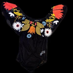 Mesh Off the shoulder bodysuit